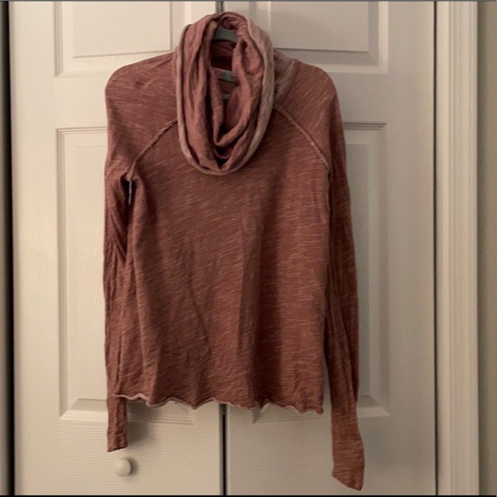 Free People Cowl Neck Pullover (X-Small/Small)